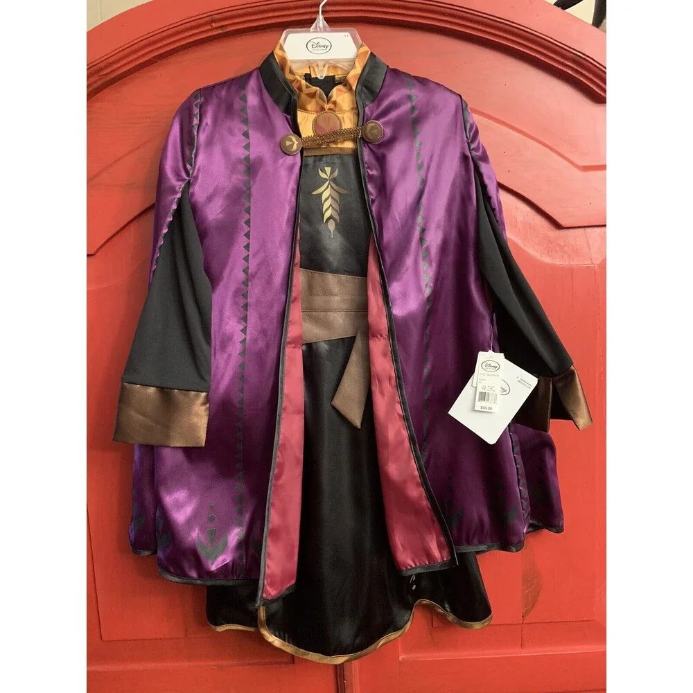 NWT Disney Store Sz. 5/6 Frozen 2 Princess Anna Travel Dress Halloween Costume